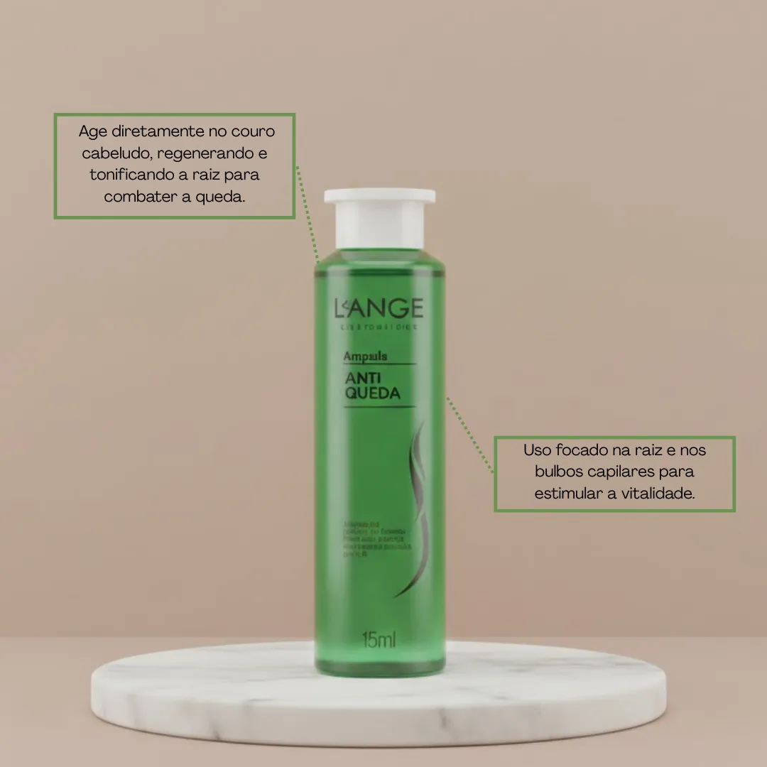 Le Ange: Ampola Anti-Queda 15ml + Jaborandi. Iap! - Iap Cosméticos